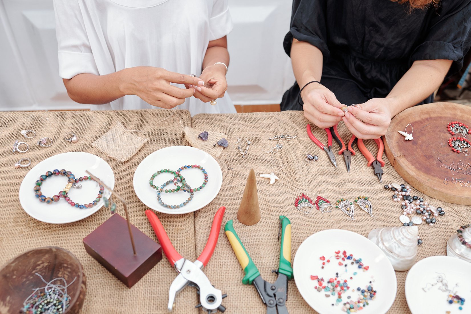 Women Making Beautiful Jewelry